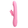 PRETTY LOVE - BELLA VIBRADOR RABBIT CON ESTIMULACIÓN MARIPOSA Y LED ROSA