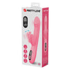 PRETTY LOVE - BELLA VIBRADOR RABBIT CON ESTIMULACIÓN MARIPOSA Y LED ROSA