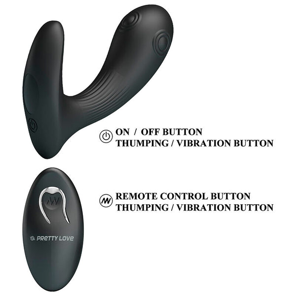 PRETTY LOVE - MIRABELLE VIBRADOR PROSTÁTICO CON CONTROL REMOTO