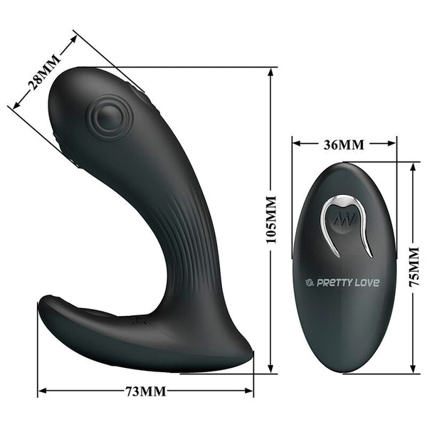 PRETTY LOVE - MIRABELLE VIBRADOR PROSTÁTICO CON CONTROL REMOTO