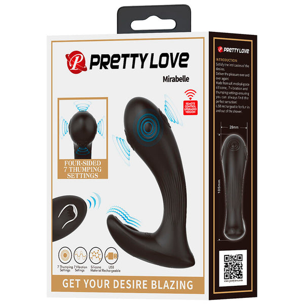 PRETTY LOVE - MIRABELLE VIBRADOR PROSTÁTICO CON CONTROL REMOTO