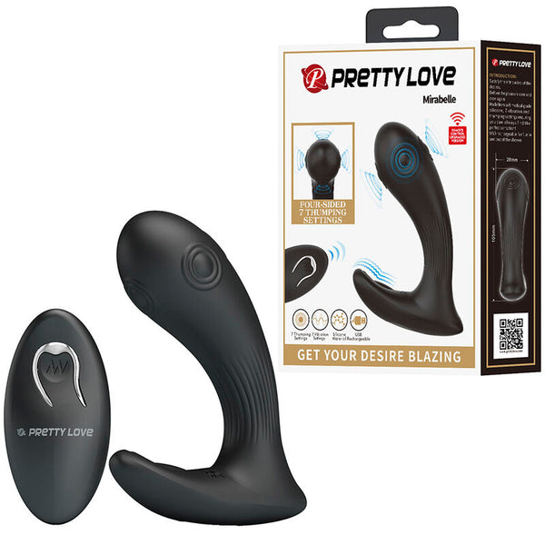 PRETTY LOVE - MIRABELLE VIBRADOR PROSTÁTICO CON CONTROL REMOTO