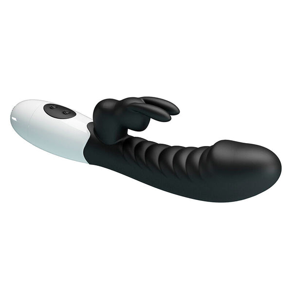 PRETTY LOVE - NAUGHTY BUNNY VIBRADOR RABBIT 30 FUNCIONES NEGRO