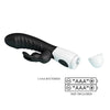 PRETTY LOVE - NAUGHTY BUNNY VIBRADOR RABBIT 30 FUNCIONES NEGRO
