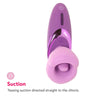 FANTASY FOR HER - SUCCIONADOR DE CLÍTORIS CON VIBRACIÓN PLEASURE SUCKER MORADO