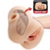 PDX PLUS - MASTURBADOR DOBLE VIBRADOR DOUBLE POUNDER SQUEEZE LIGHT 20.5 CM