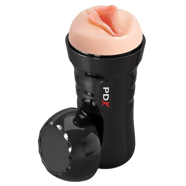 PDX EXTREME - MASTURBADOR REALISTA AUTOLUBRICADO LABIOS SUPER DELICIOSOS
