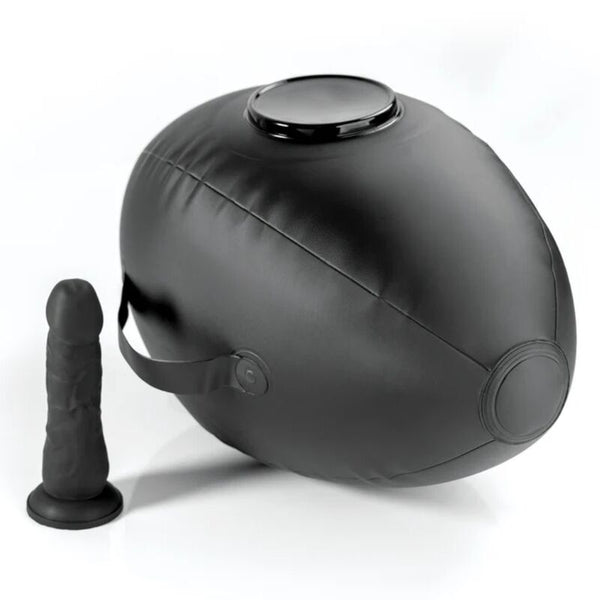 FETISH FANTASY SERIES - HINCHABLE BODY DOCK CON DILDO NEGRA 41.9 CM