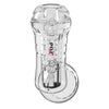 PDX ELITE - MASTURBADOR TRANSPARENTE VIEWTUBE PLUS SEE-THRU EZ-GRIP 21 CM