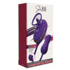 SHE.E.O - SUCCIONADOR DE CLÍTORIS CON EFECTO LICKING Y ESTIMULADOR ANAL MORADO