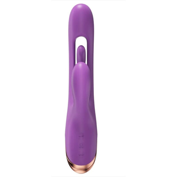 SHE.E.O - VIBRADOR RABBIT PUNTO G CON MOVIMIENTO DIGITAL MORADO