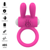 INTENSE - HOPPS ANILLO PARA PENE VIBRADOR CON ESTIMULACIÓN CLITORIANA ROSA