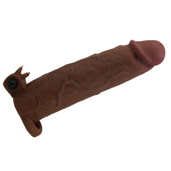 PRETTY LOVE - XERXES FUNDA PARA PENE VIBRADORA 22 CM Ø 4,5 CM COLOR MARRÓN