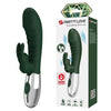 PRETTY LOVE - VIBRADOR RABBIT NAUGHTY BUNNY 30 FUNCIONES RECARGABLE USB VERDE