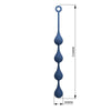 MR PLAY - BOLAS ANALES SILICONA AZUL TALLA XL 52,5 CM