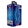 MR PLAY - PLUG ANAL SILICONA AZUL SLIM TALLA S