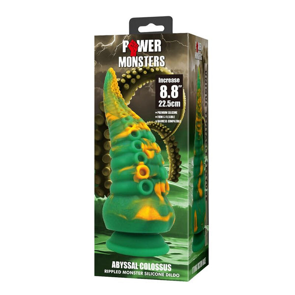 POWER MONSTERS - ABYSSAL COLOSSUS DILDO BICOLOR 22,5 CM Ø 6 CM
