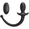 MR PLAY - VIBRADOR ANAL Y PERINEAL CON CONTROL REMOTO INALÁMBRICO NEGRO