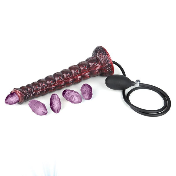 POWER MONSTERS - VOIDCLAW BRUTE DILDO HINCHABLE FANTASÍA BICOLOR 29 CM Ø 5,7 CM