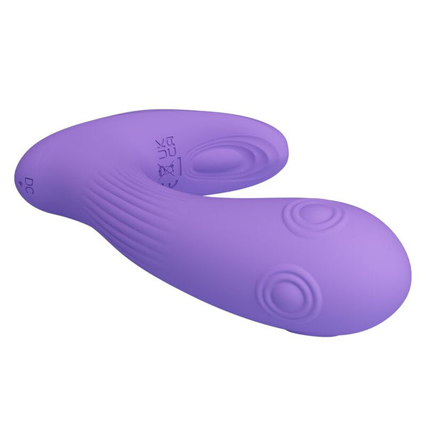 PRETTY LOVE - ANDROMEDA VIBRADOR DE DOBLE ESTIMULACIÓN RECARGABLE MORADO