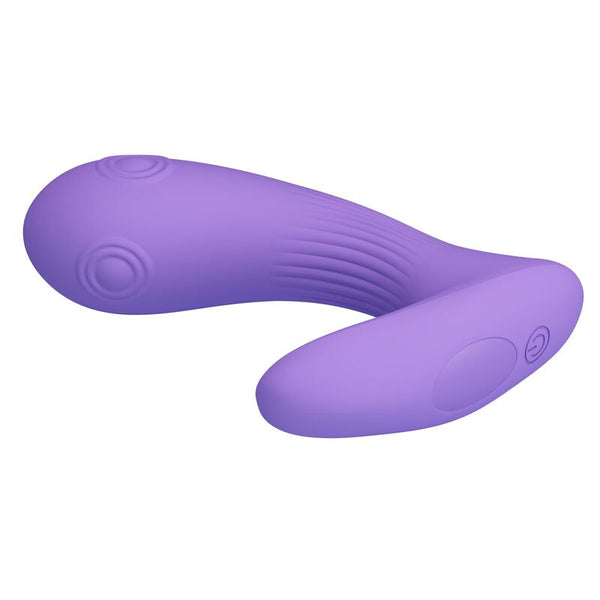 PRETTY LOVE - ANDROMEDA VIBRADOR DE DOBLE ESTIMULACIÓN RECARGABLE MORADO