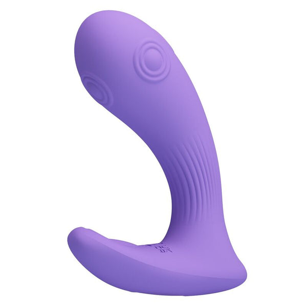 PRETTY LOVE - ANDROMEDA VIBRADOR DE DOBLE ESTIMULACIÓN RECARGABLE MORADO