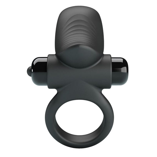 PRETTY LOVE - ANILLO VIBRADOR PARA PENE ADRIEN 10 FUNCIONES NEGRO