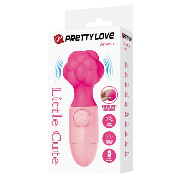 PRETTY LOVE - ANWEN MINI MASAJEADOR RECARGABLE ROSA