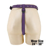 PRETTY LOVE - ARNÉS UNIVERSAL TIPO BRAGA PARA STRAP-ON MORADO Y NEGRO