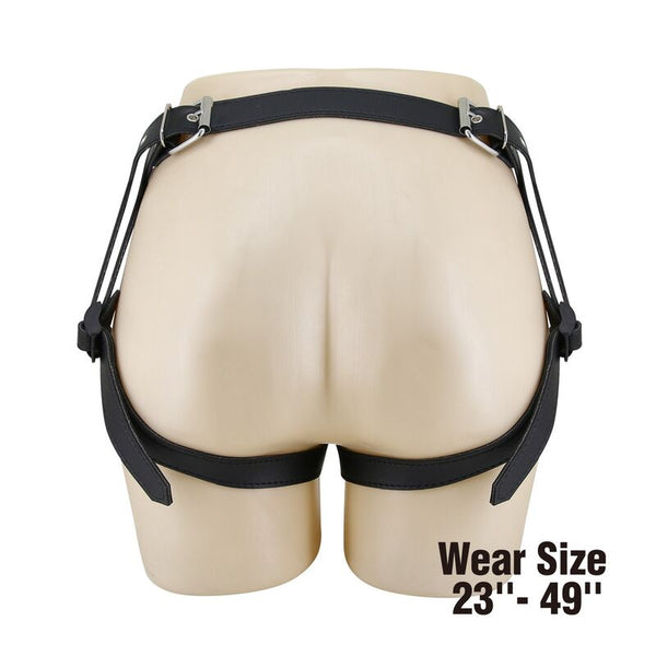 PRETTY LOVE - ARNÉS UNIVERSAL TIPO BRAGA PARA STRAP-ON NEGRO Y AZUL