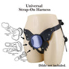 PRETTY LOVE - ARNÉS UNIVERSAL TIPO BRAGA PARA STRAP-ON NEGRO Y AZUL
