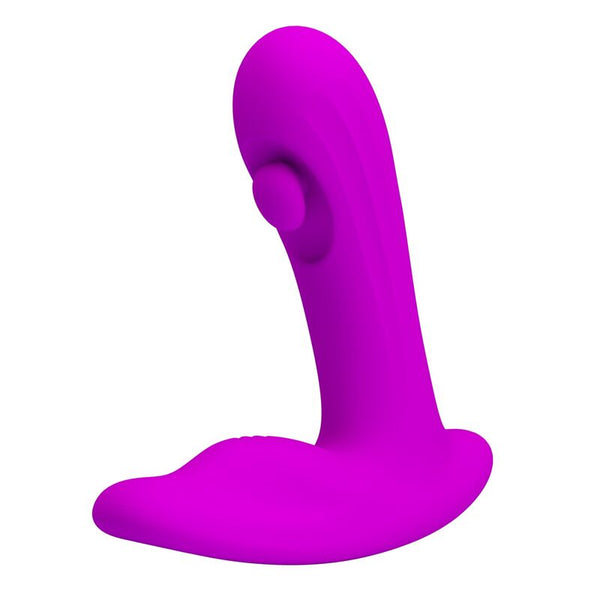 PRETTY LOVE - BAUER MASAJEADOR DE PRÓSTATA 12 MODOS RECARGABLE MORADO