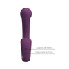 PRETTY LOVE - BRYNNLEE VIBRADOR CON ESTIMULADOR ORAL RECARGABLE 10 VIBRACIONES Y 5 FUNCIONES DE LAMIDO MORADO