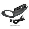 PRETTY LOVE - CRAIG ANILLO PARA PENE VIBRADOR RECARGABLE NEGRO