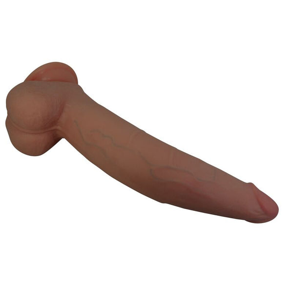 PRETTY LOVE - CUTHBERT DILDO REALÍSTICO FLEXIBLE 20 CM Ø 5 CM TPE MARRÓN