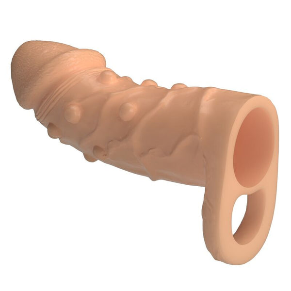 PRETTY LOVE - DORT FUNDA PARA PENE EXTENSORA 14 CM Ø 4 CM COLOR NATURAL