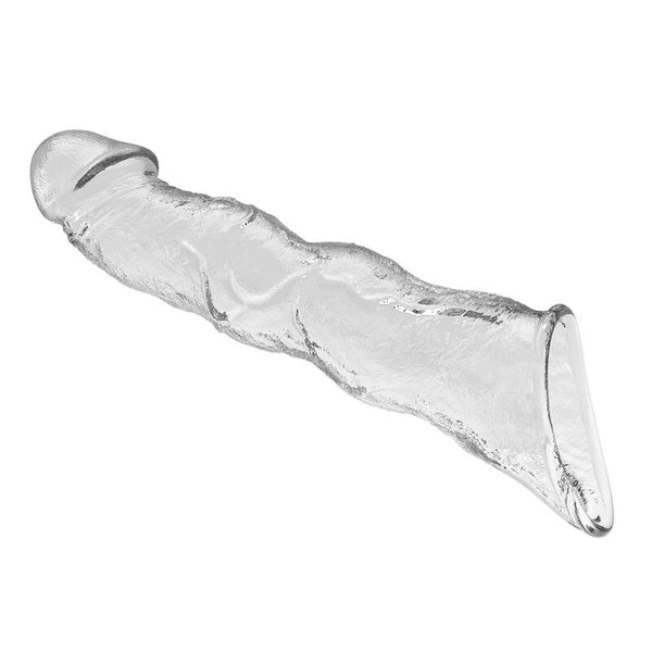 PRETTY LOVE - FUNDA EXTENSORA PARA PENE AJUSTABLE 28 CM Ø 4,5 CM COLOR TRANSPARENTE