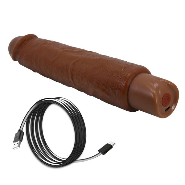 PRETTY LOVE - GAVIN VIBRADOR REALÍSTICO 25 CM Ø 5 CM COLOR MARRÓN
