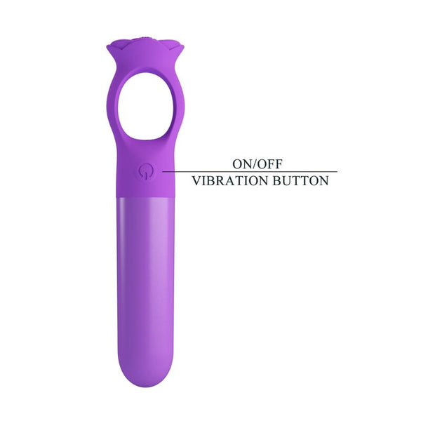 PRETTY LOVE - GIANA MINI MASAJEADOR VIBRADOR RECARGABLE MORADO