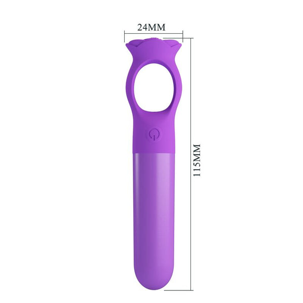 PRETTY LOVE - GIANA MINI MASAJEADOR VIBRADOR RECARGABLE MORADO