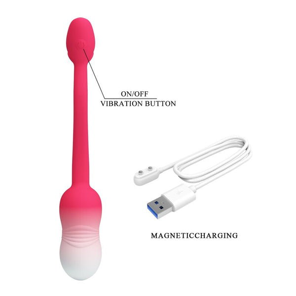 PRETTY LOVE - HUEVO VIBRADOR PULSEN CONTROL APP 12 FUNCIONES RECARGABLE USB ROSA