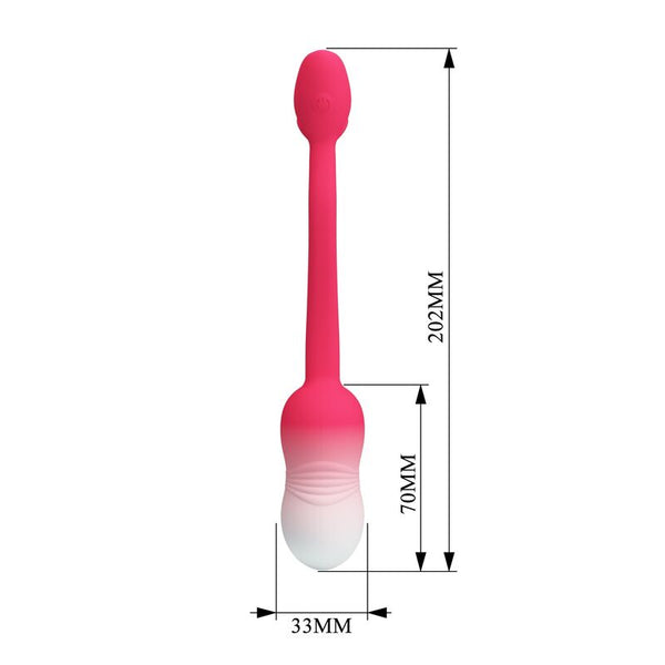 PRETTY LOVE - HUEVO VIBRADOR PULSEN CONTROL APP 12 FUNCIONES RECARGABLE USB ROSA