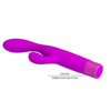PRETTY LOVE - JENE VIBRADOR DOBLE ESTIMULACIÓN PARA PUNTO G Y CLÍTORIS MORADO