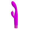 PRETTY LOVE - JENE VIBRADOR DOBLE ESTIMULACIÓN PARA PUNTO G Y CLÍTORIS MORADO