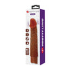 PRETTY LOVE - LEONARDO VIBRADOR REALÍSTICO 20 CM Ø 4 CM COLOR MARRÓN