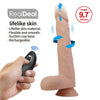 PRETTY LOVE - NOLAN DILDO VIBRADOR CON EMPUJE Y ROTACIÓN CONTROL REMOTO 24,5 CM Ø 5 CM COLOR NATURAL