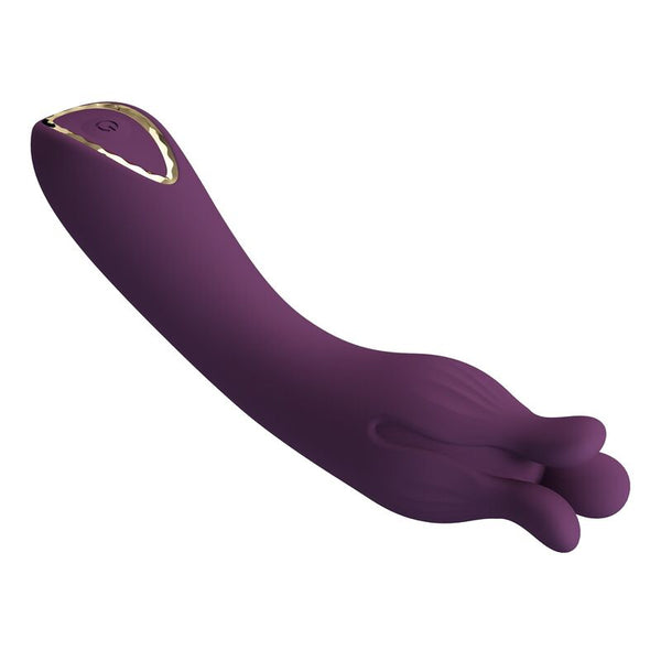PRETTY LOVE - LUNAO VIBRADOR RECARGABLE 10 FUNCIONES MORADO