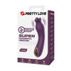 PRETTY LOVE - LUNAO VIBRADOR RECARGABLE 10 FUNCIONES MORADO