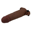 PRETTY LOVE - QUILLON FUNDA PARA PENE VIBRADORA 20 CM Ø 4 CM COLOR MARRÓN