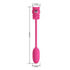 PRETTY LOVE - OLSON HUEVO VIBRADOR CON MANDO POR CABLE RECARGABLE ROSA